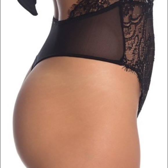 Free People Showoff bodysuit black halter sz S - Picture 2 of 7